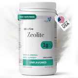 Organic Excellence Zeolita Clinoptilolita: bote de 500 porciones para apoyo digestivo