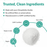 Cuchara medidora para porciones precisas de Zeolita Clinoptilolita Organic Excellence
