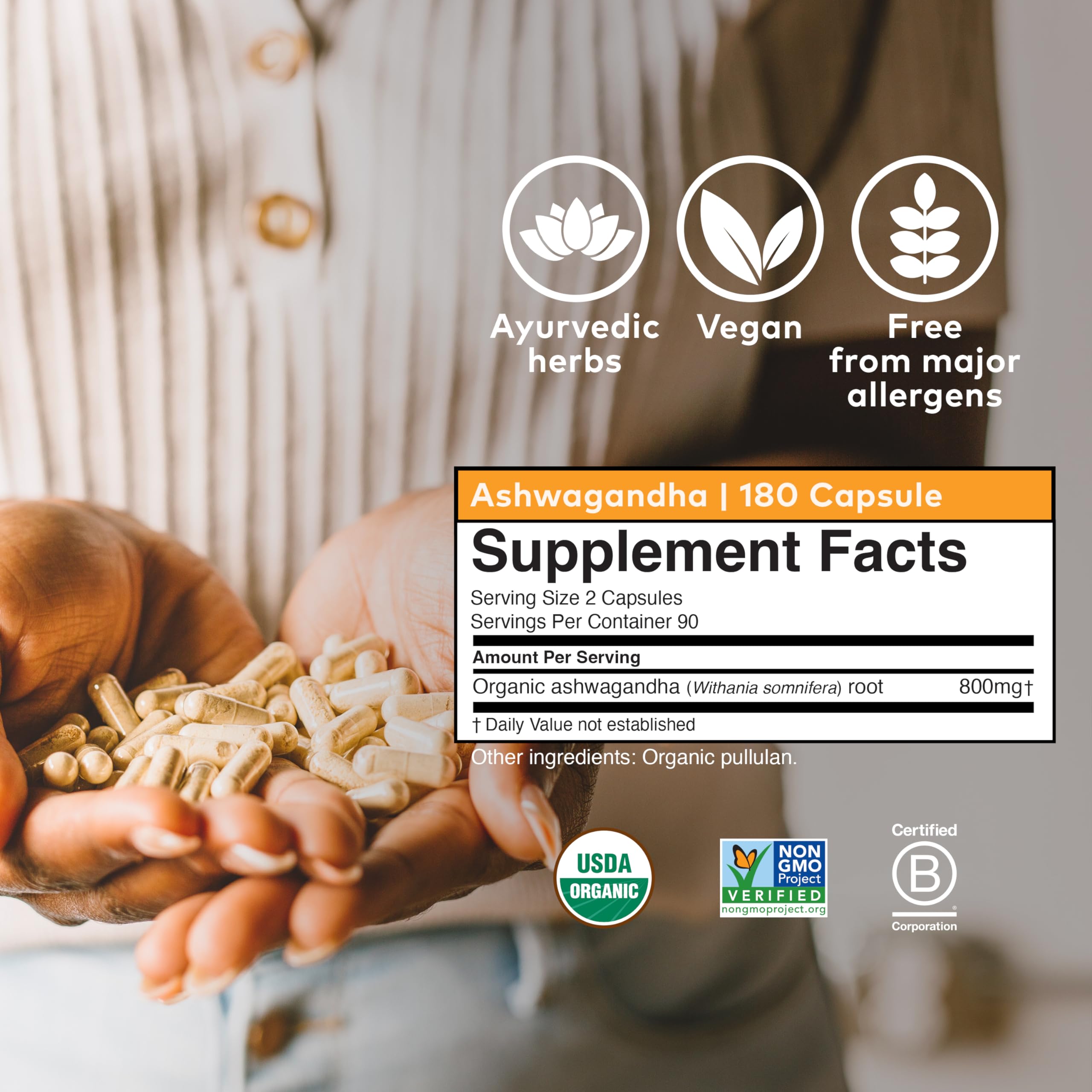 Organic India Ashwagandha: dosis recomendada en cápsulas para equilibrio diario