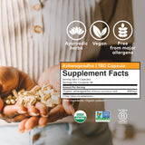 Organic India Ashwagandha: dosis recomendada en cápsulas para equilibrio diario
