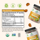 Dosis diaria ORGANIC INDIA: gominolas de Ashwagandha para comodidad