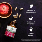 ORGANIC INDIA Esencial Femenino: bote con etiqueta clara para salud reproductiva