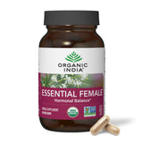 ORGANIC INDIA Esencial Femenino: cápsulas para equilibrio hormonal diario