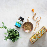Ingredientes de ORGANIC INDIA: bacopa y gotu kola para memoria y aprendizaje