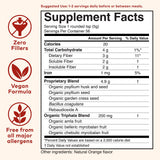 Ayurveda Triphala con Amla, Bibhitaki y Haritaki en Organic India.