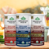 Uso en horneados y batidos con sabor a naranja, Organic India.