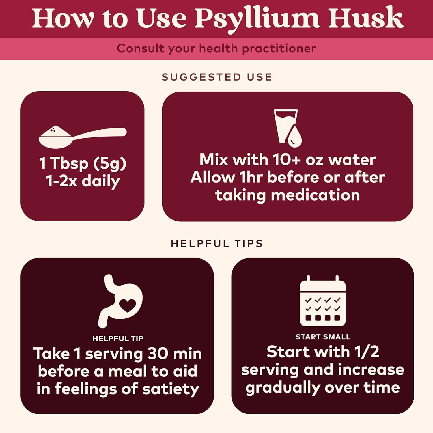 Psyllium Herbal Powder mezclándose en un vaso