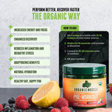 Organic Muscle cuchara medidora para dosis precisa