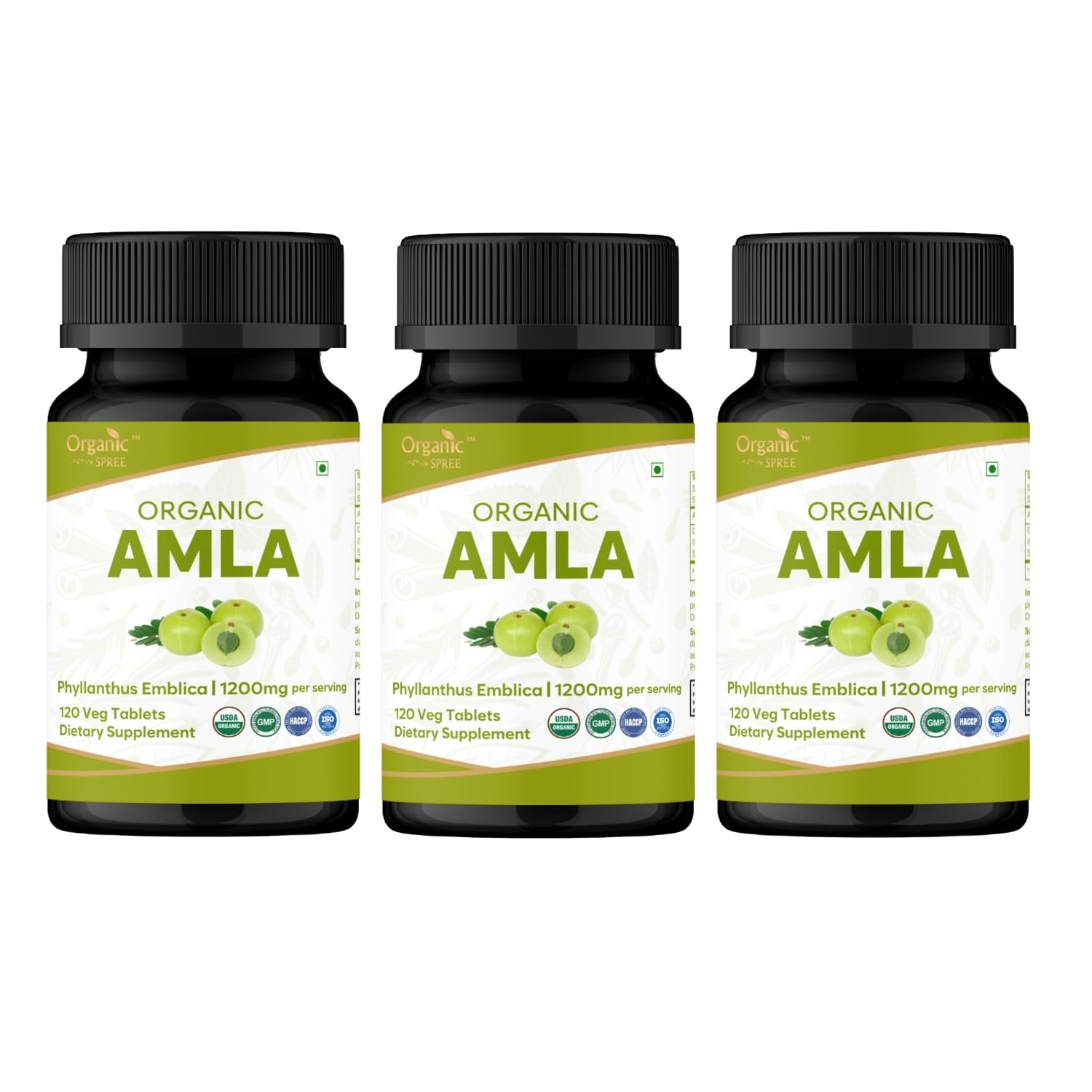 ORGANIC SPREE Amla: empaque visible para un consumo diario sencillo.