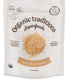 Organic Traditions Maca X 6 en bote, práctico para la despensa diaria