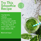 Organic Traditions Spirulina para yogur y tazones saludables