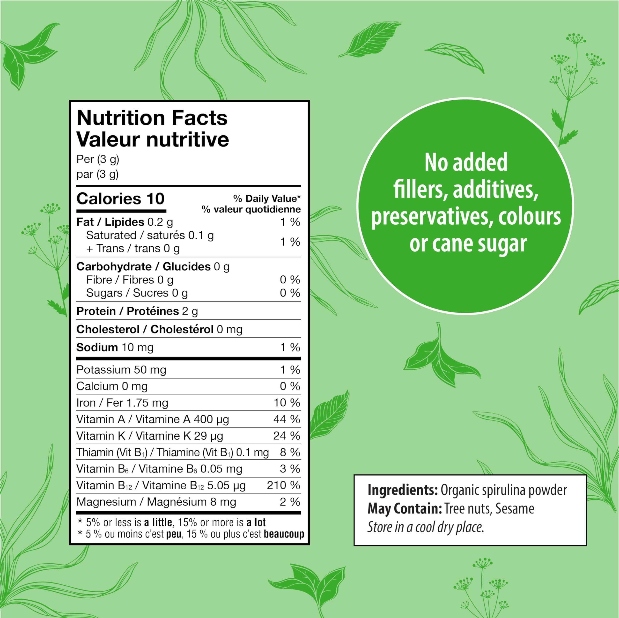 Uso diario de Organic Traditions Spirulina para smoothies energizantes