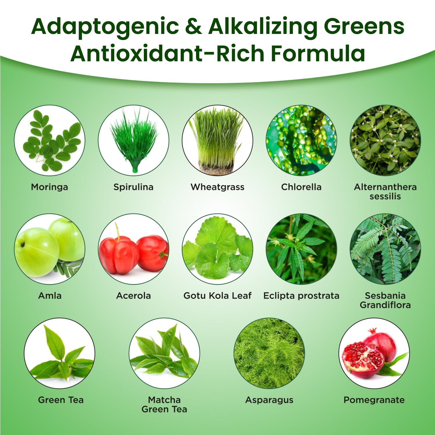 Organic Veda Greens Glow, colágeno vegano y ácido hialurónico para piel