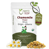 Organic Way camomila flor entera de Albania, ideal para exhibiciones decorativas y colección