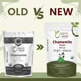 Camomila entera Organic Way en empaque sellado para conservación y frescura