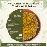 Organic Way: textura limpia facilita medir y mezclar.