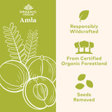 ORGANIC INDIA Amla, uso diario práctico con cápsulas compactas