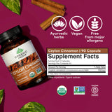 Polvo de canela Ceilán, ORGANIC INDIA, ideal para espolvorear