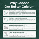 Movilidad y bienestar con calcio vegetal Organics Ocean Better Calcium.