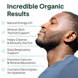 Cápsulas Organics Ocean musgo marino: color natural y textura suave.