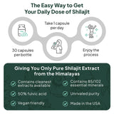 Organics Ocean Shilajit botella destacada para casa o viaje.