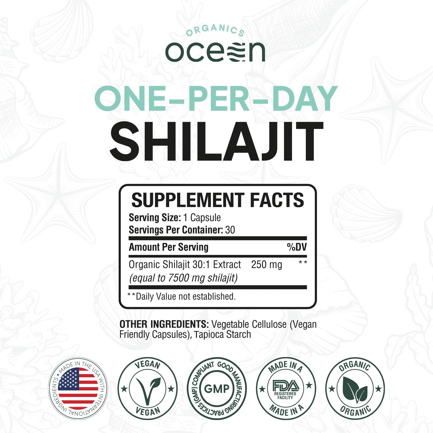 Organics Ocean Shilajit origen Himalaya, altura y pureza.