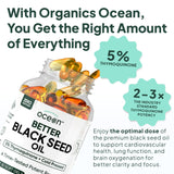 Organics Ocean Suplemento con 5% Timoquinona para potencia natural