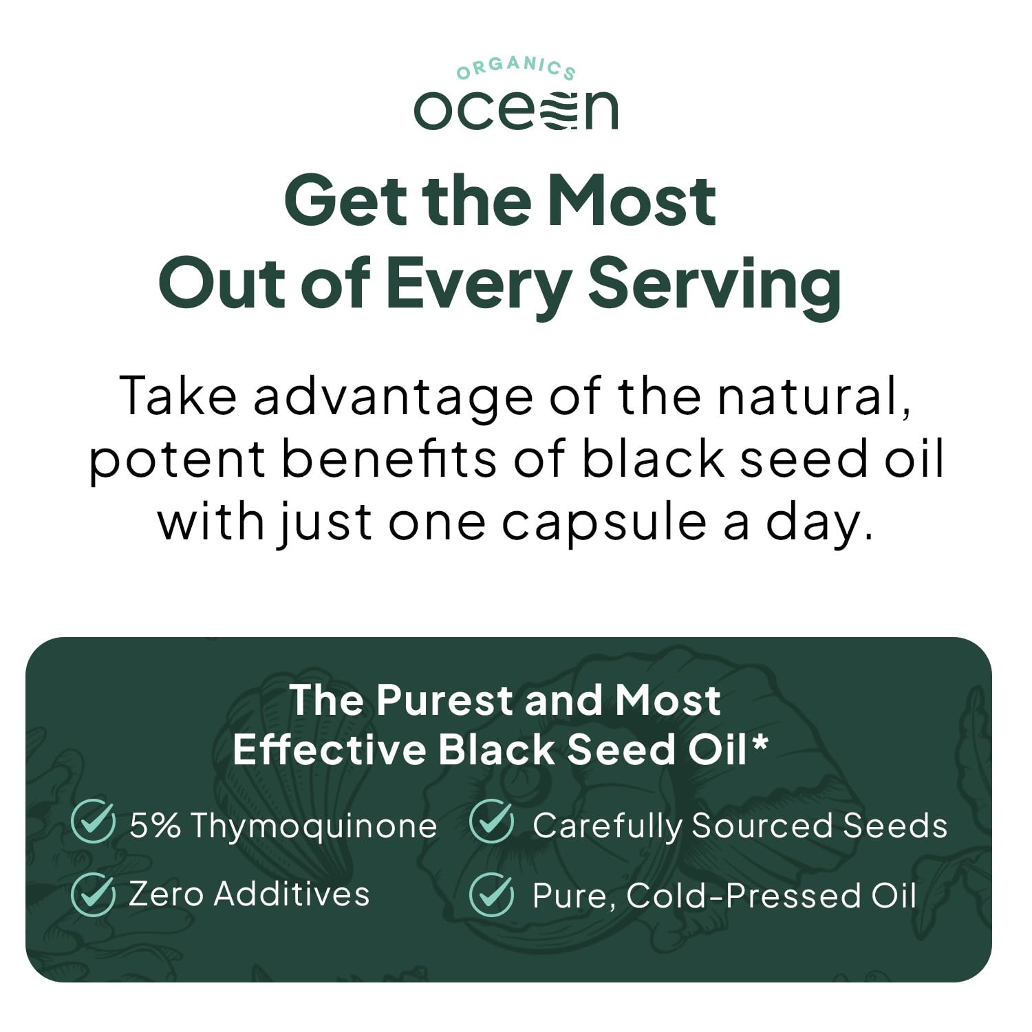 Organics Ocean Uso diario fácil en cápsulas para conveniencia