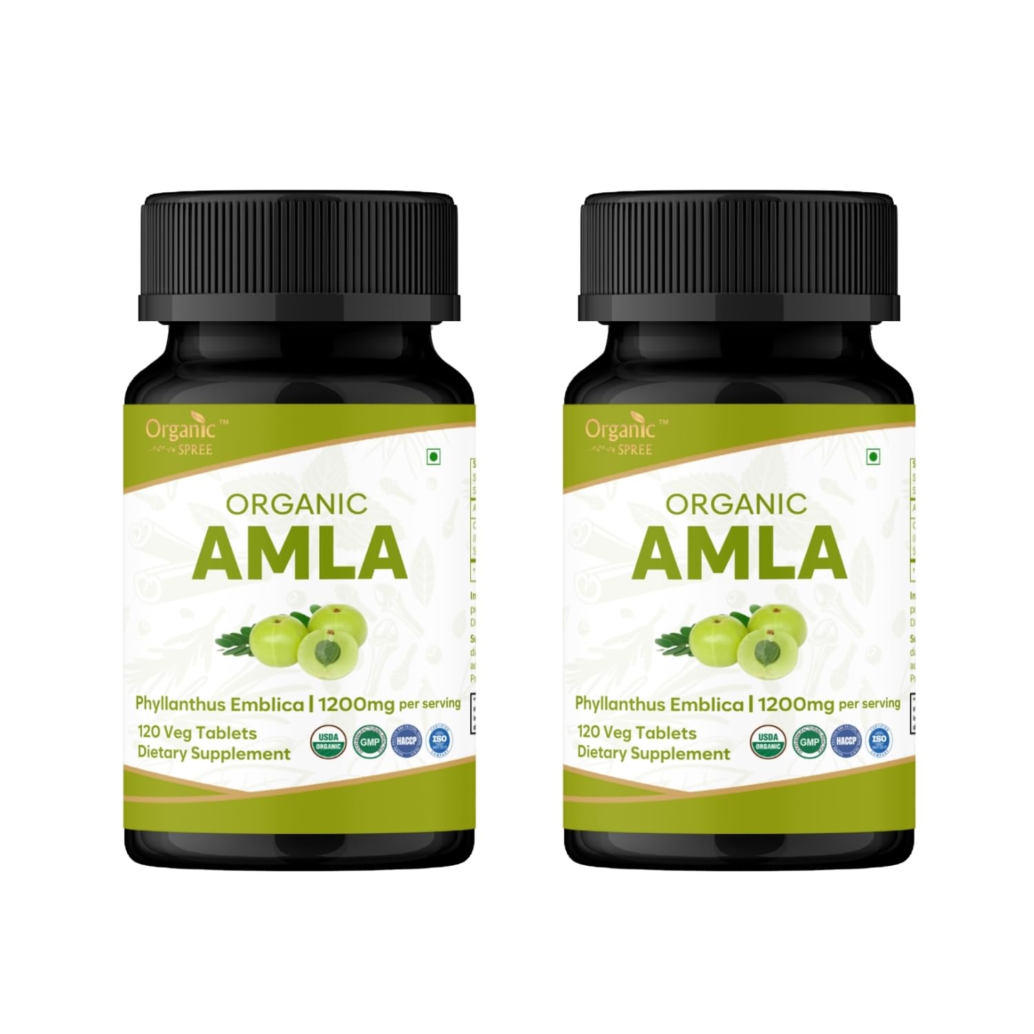 ORGANIC SPREE Amla: botella de tabletas para la ingesta diaria de vitamina C