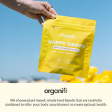 Organifi Happy Drops ofrece equilibrio diario con sabor agradable y fácil consumo.