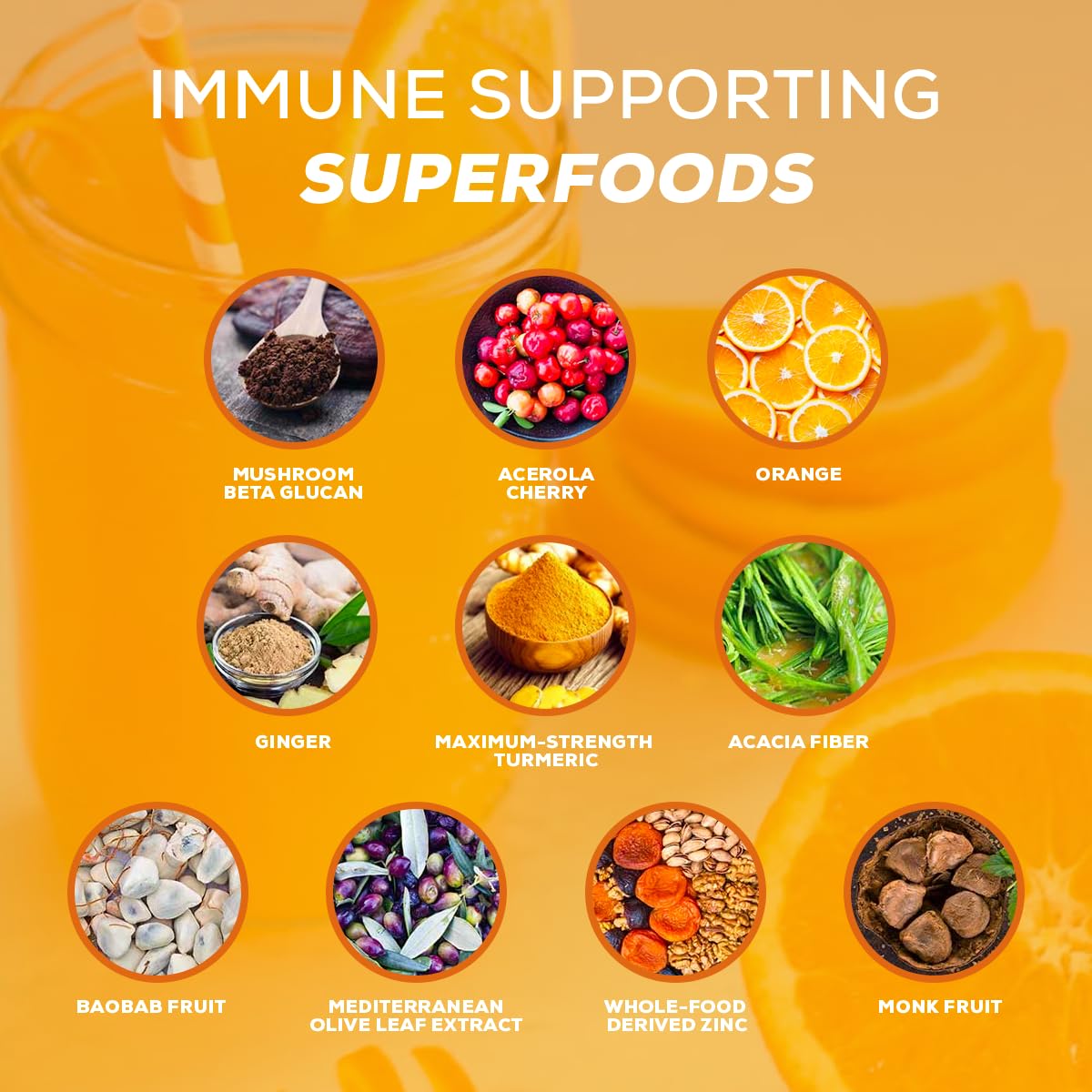 Organifi Immunity: taza con espuma para ritual diario nutritivo