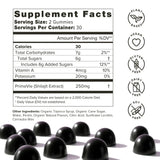 Organifi Shilajit Gummies: empaque de 60 gomitas, práctico para la rutina