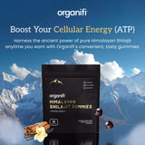 Organifi Shilajit Gummies: etiqueta detallada con Shilajit Himalayo y minerales