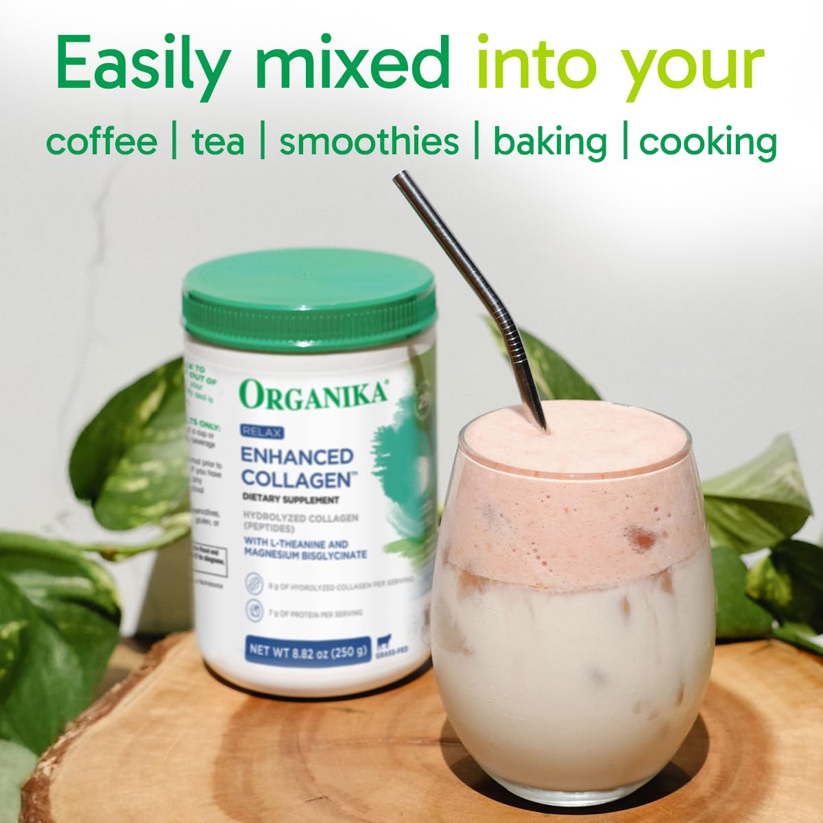 Organika Enhanced Relax con L-Theanine y magnesio: calma sin somnolencia