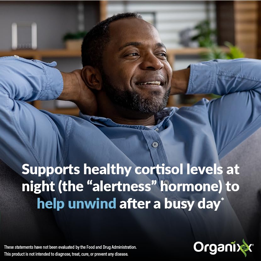 Organixx Clean Sleep 3D, rutina nocturna, apoyo a la relajación antes de dormir.