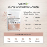 Organixx colageno hidrolizado, ideal para batidos y bebidas calientes