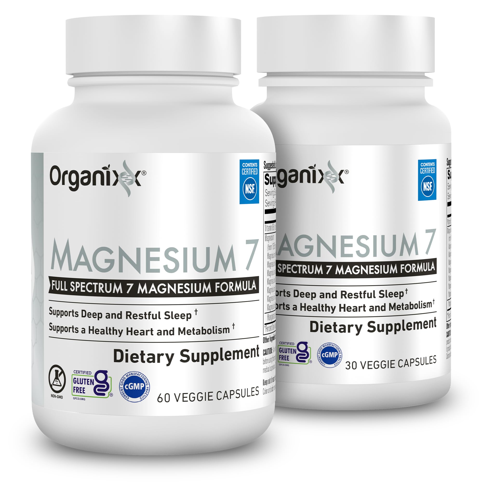 Organixx Magnesio Glicinato: cápsulas para apoyo diario y relajación suave