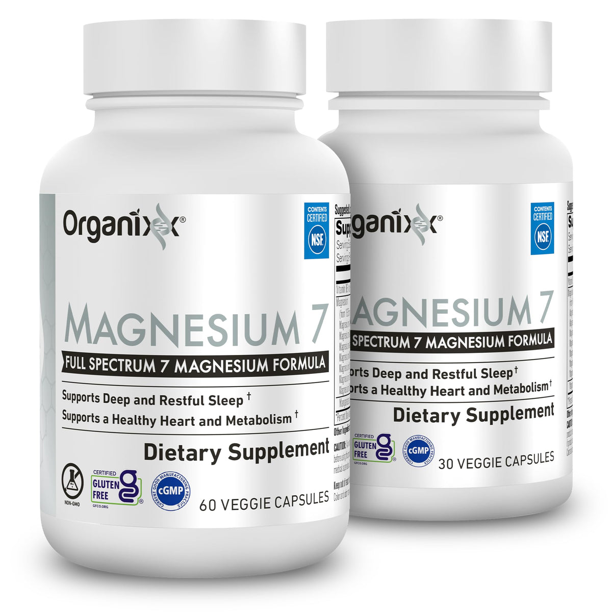 Organixx Magnesio Glicinato: cápsulas para apoyo diario y relajación suave