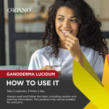 Organo OGX Ganoderma Lucidum: caja de empaque ideal para regalo o almacenamiento seguro.