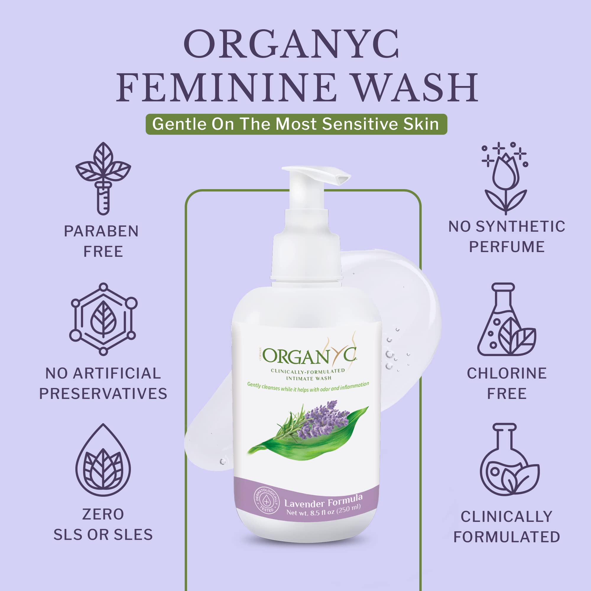 Organyc: aceite esencial de lavanda para aromas calmantes y alivio suave.
