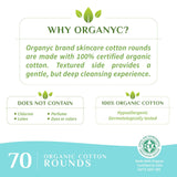 Envase biodegradable de Organyc para algodón orgánico, opción sostenible.