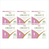 Organyc protector diario de algodon organico, interior absorbente para uso diario