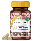 DigestLive Organza: botella de cápsulas para alivio suave y natural.