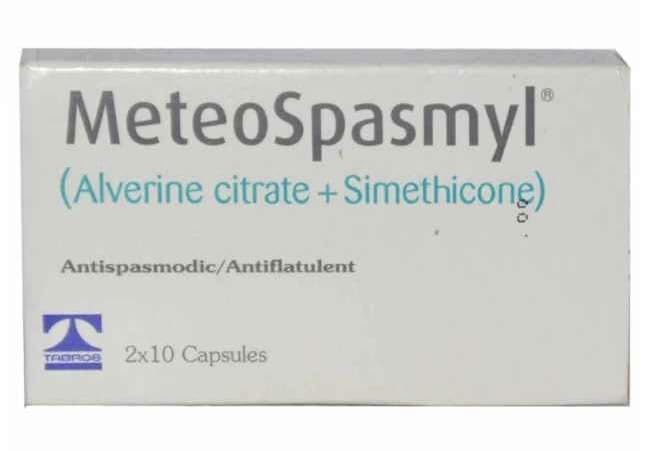 ORGMAX MeteoSpasmyl cápsulas blandas en detalle, fácil ingestión