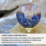 Orgonite Crystal flor de la vida realza la introspección.