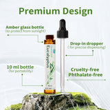 ORIENTLEAF Menta: frasco ámbar para difusor, frescura vigorizante para empezar el día.