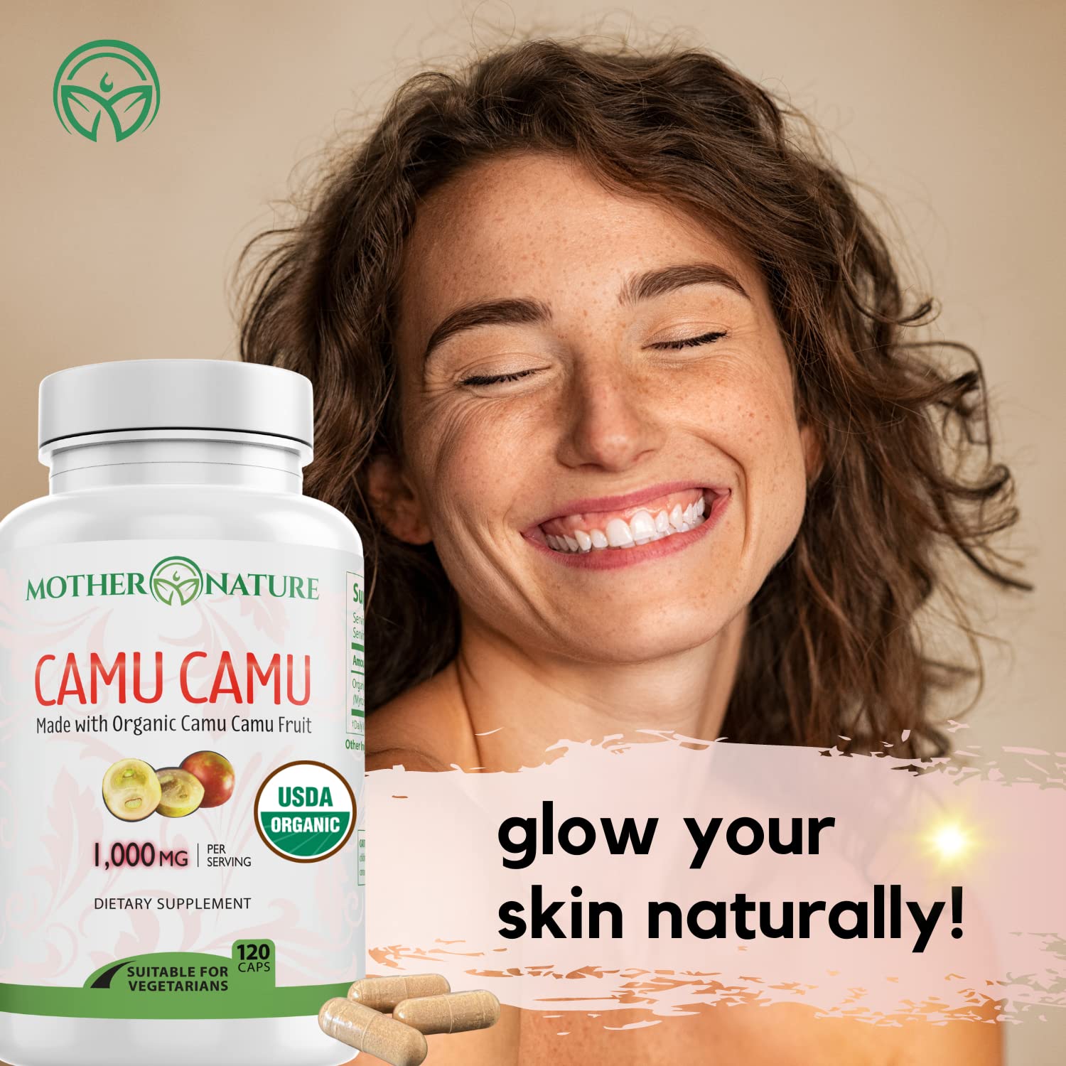 Origen amazónico Camu Camu de Mother Nature Organics en bosque sostenible