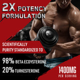 Orisilico entrenamiento energético con beta-ecdisterona y turkesterona para fuerza