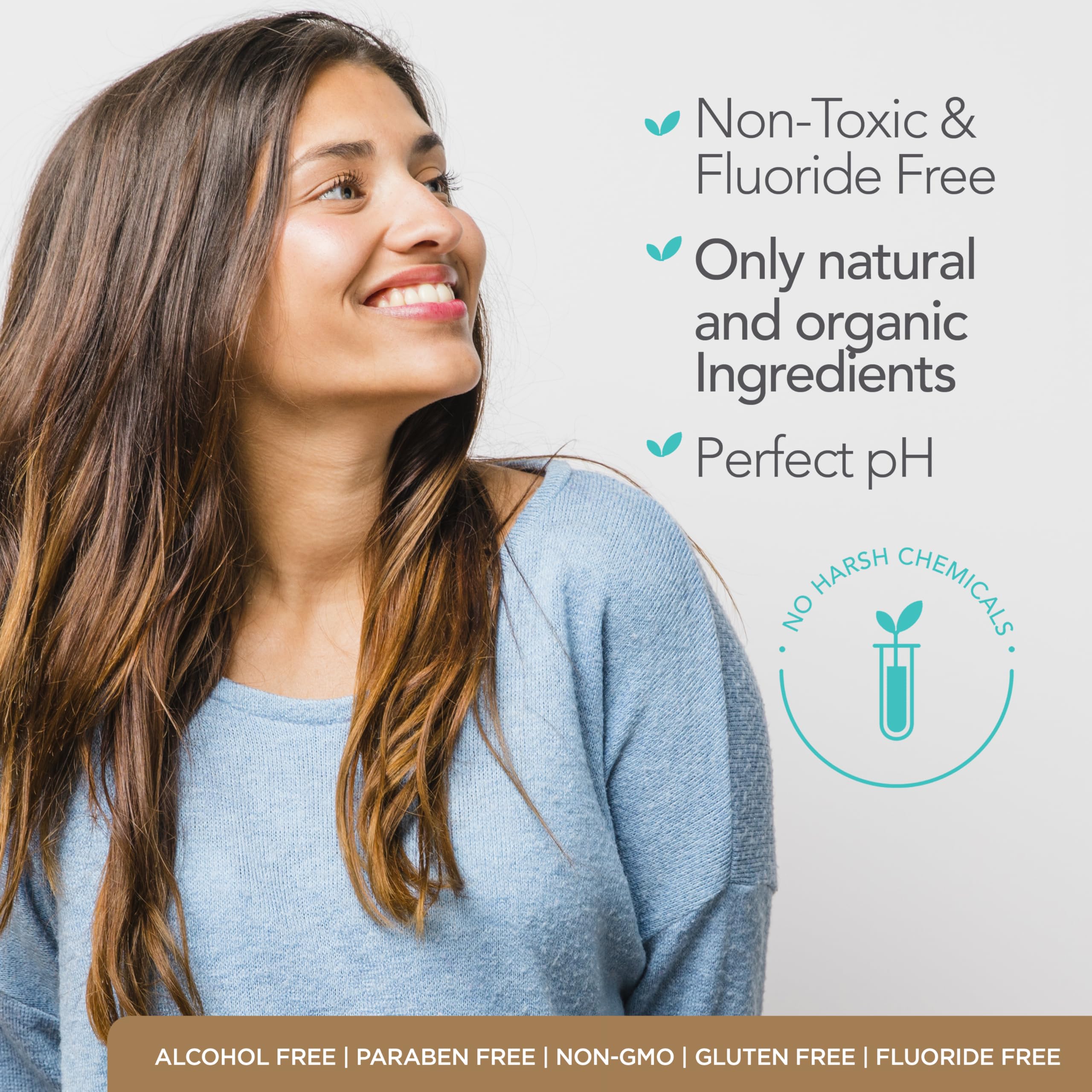 Orl hidroxiapatita refuerzo-esmalte: ayuda a fortalecer la superficie dental.