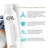ORL ingredientes naturales sin fluoruro ofrecen aroma suave y seguridad